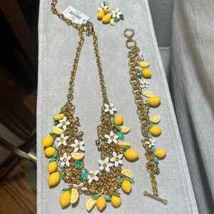 Talbots Lemon Jewelry Set